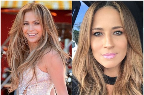 Jennifer Lopez y Jackie Guerrido, presentadora que se parece a ella, según sus seguidores. Pulzo.
