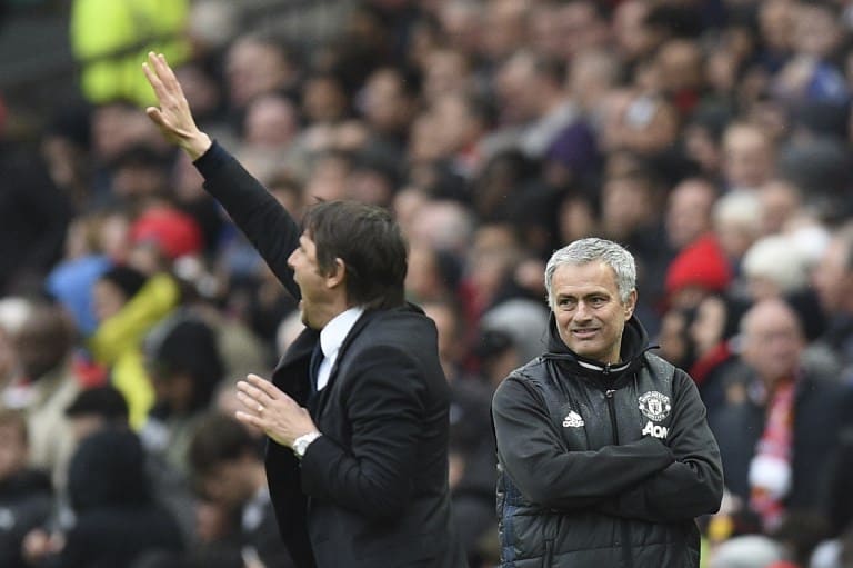 Mourinho y Antonio Conte
