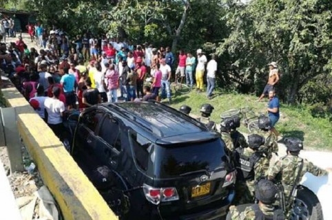 Tiroteo en retén militar