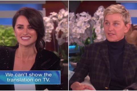 Penélope Cruz y Ellen DeGeneres. Pulzo.