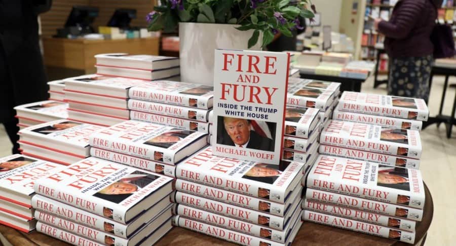 Copias del libro 'Fire and Fury'