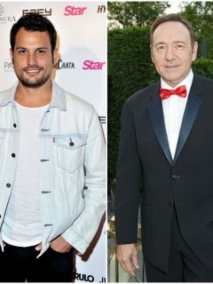 Roberto Urbina y Kevin Spacey