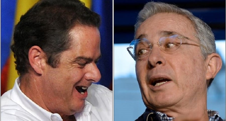 Germán Vargas Lleras y Álvaro Uribe