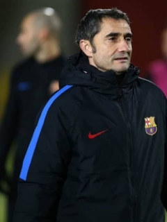 Ernesto Valverde y Yerry Mina