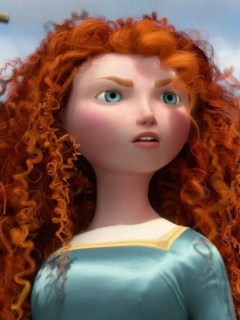 Mérida, princesa de la película 'Valiente'. Pulzo.