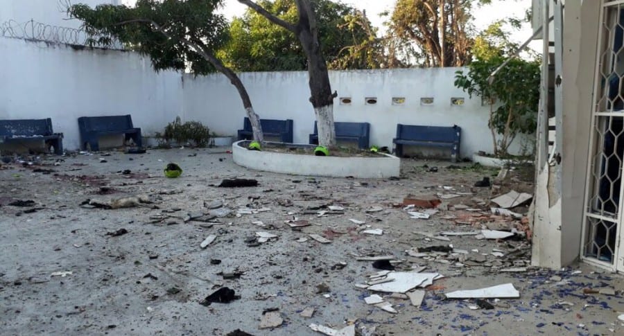 Explosión en estación de policía en Barranquilla