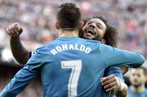 Cristiano Ronaldo y Marcelo