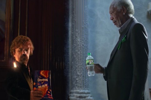 Peter Dinklage y Morgan Freeman en comercial para el Super Bowl. Pulzo.