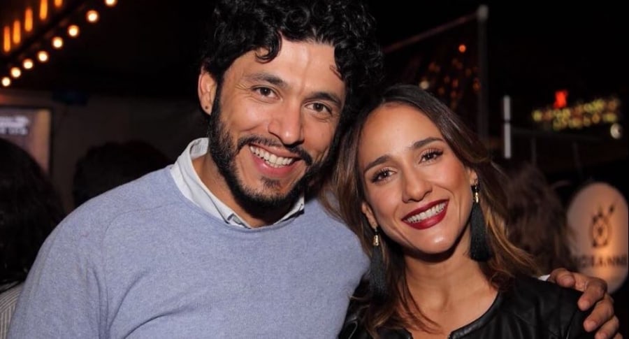 Santiago Alarcón y su esposa 'Chichila' Navia, actores.