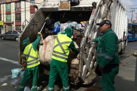 Camión recolectores de basura