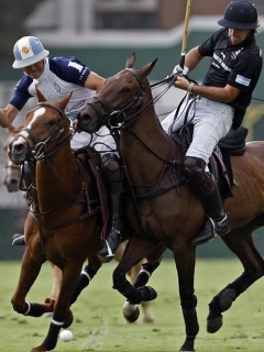 Adolfo Cambiaso y Facundo Pieres