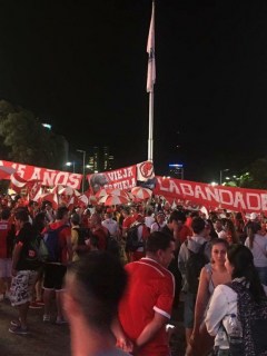 Hinchas de América en Argentina