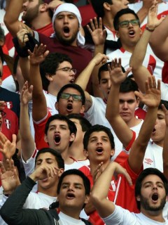Hinchas de selección Perú