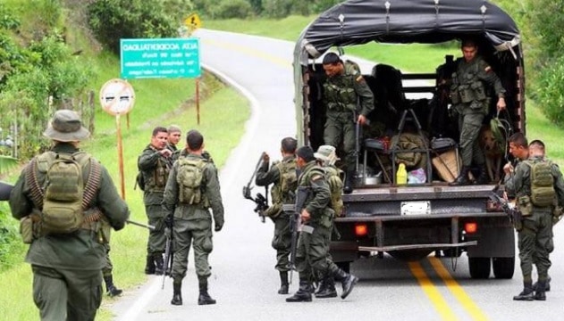 Camion Policía Colombia