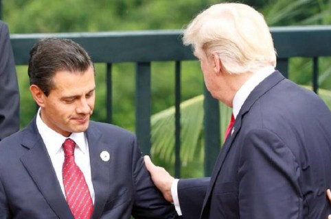 Enrique Peña Nieto, presidente de México, y Donald Trump, presidente de Estados Unidos