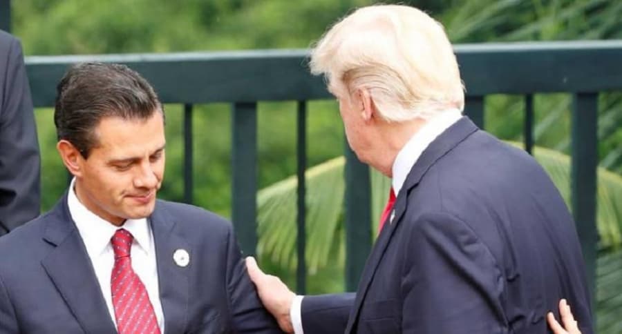 Enrique Peña Nieto, presidente de México, y Donald Trump, presidente de Estados Unidos