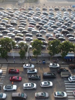 Trancón en China