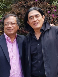Gustavo Petro y Gustavo Bolívar