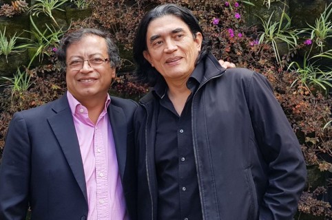 Gustavo Petro y Gustavo Bolívar