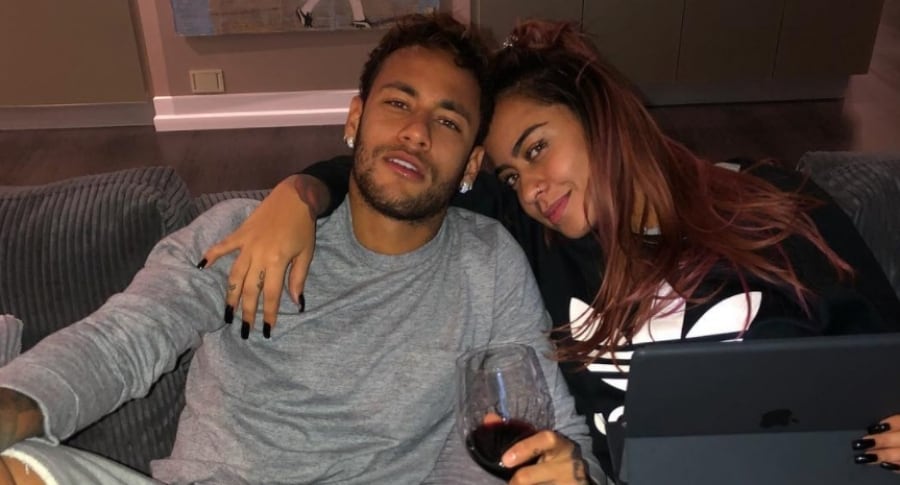 Neymar y su hermana
