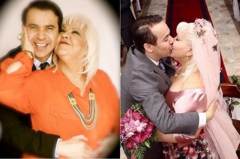 Nelson Polanía, 'Polilla', y Fabiola Posada, 'la Gorda Fabiola', humoristas y esposos.