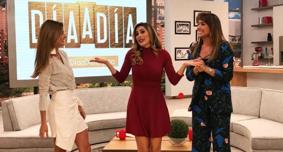 Catalina Gómez, Carolina Soto y Mónica Rodríguez, presentadoras.