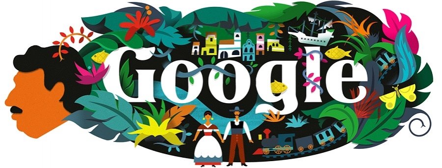 Doodle de Google dedicado a Gabo