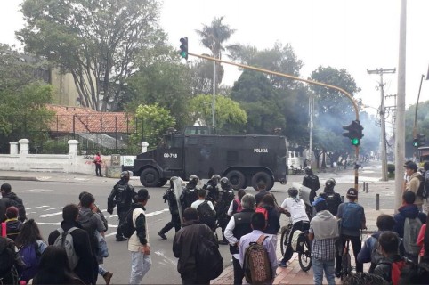 Disturbios en la Universidad Pedagógica