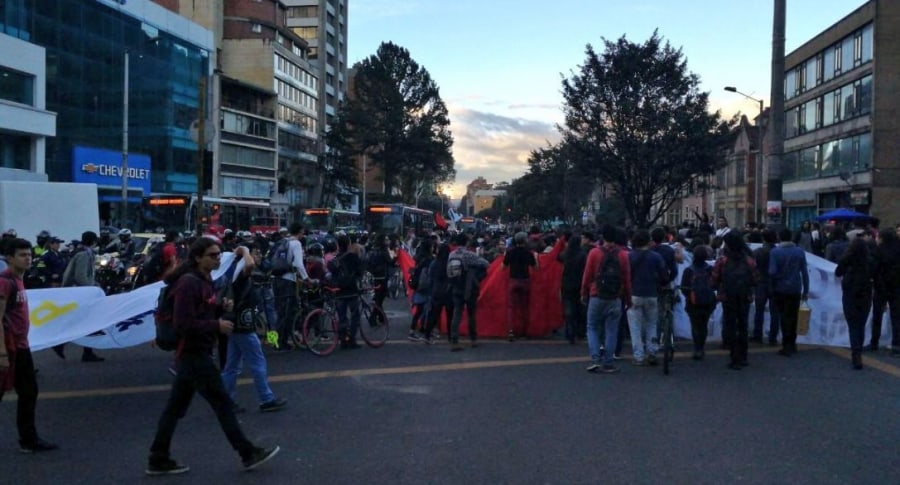 Protestas en Bogotá