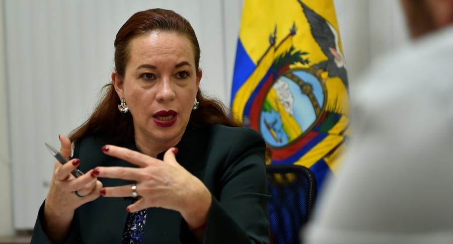 Maria Fernanda Espinosa, ministra de Relaciones Exteriores de Ecuador