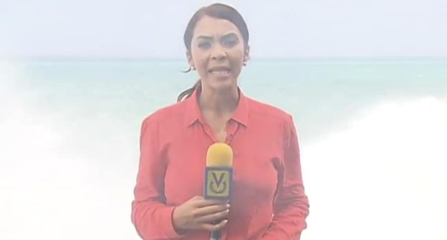 Maoly Aldana, periodista de Venevisión.