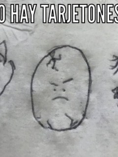 Meme falta de tarjetones