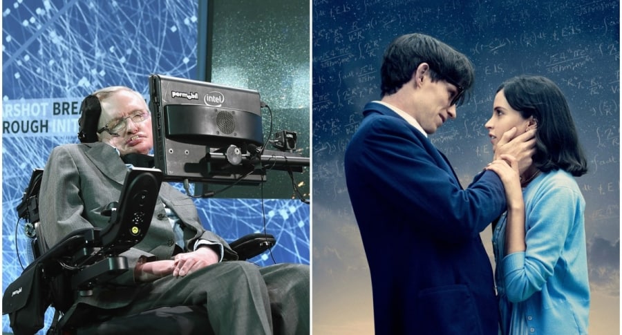 Stephen Hawking / Afiche de 'La teoría del todo