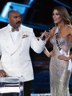 Steve Harvey y Ariadna Gutiérrez