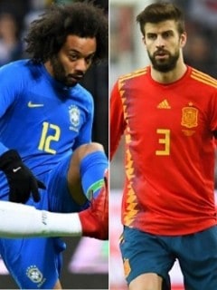 Muller, Marcelo, Piqué y Messi