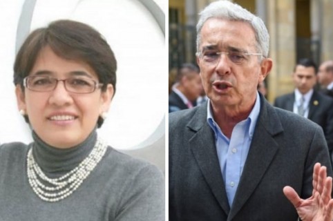 Yolanda Ruíz y Álvaro Uribe