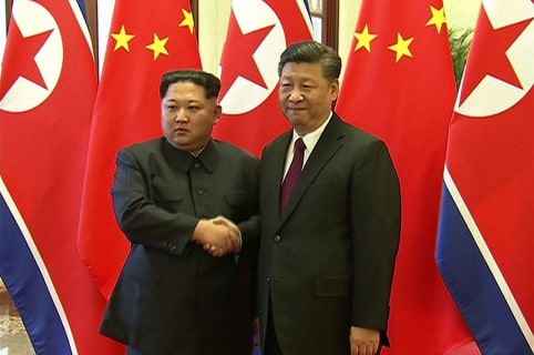 Kim Jong Un y Xi Jinping