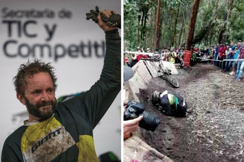 Pirry en prueba de Enduro