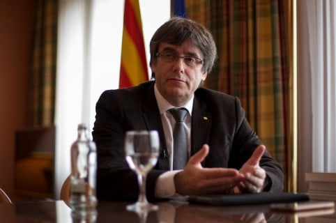 Carles Puigdemont, expresidente de Cataluña