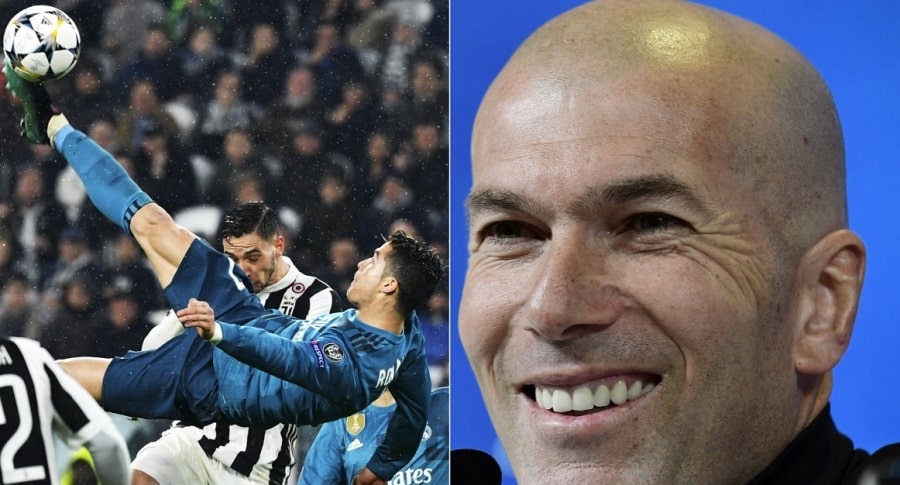 Cristiano Ronaldo y Zinedane Zidane