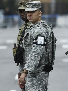 Miembros de la Guardia Nacional de Estados Unidos