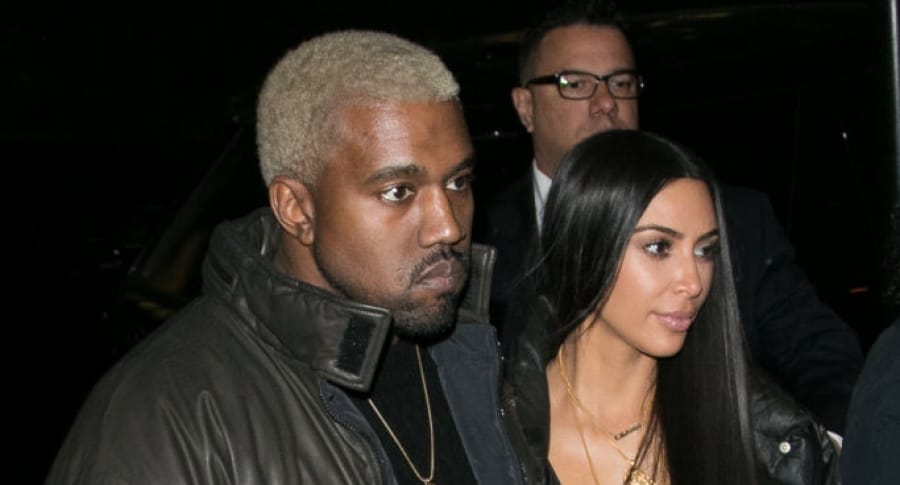 Kanye West  y Kim Kardashian