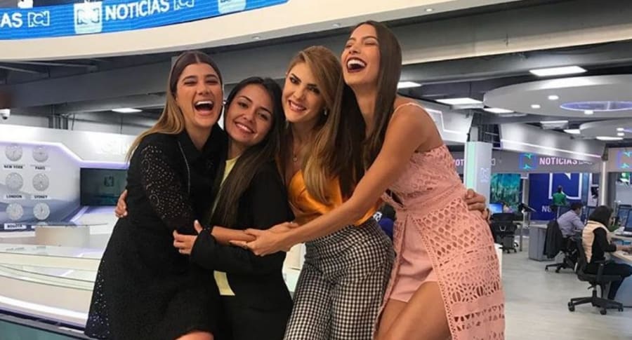 Andrea Jaramillo, María Camila Tabares, Ana Karina Soto y Lizeth Palomin