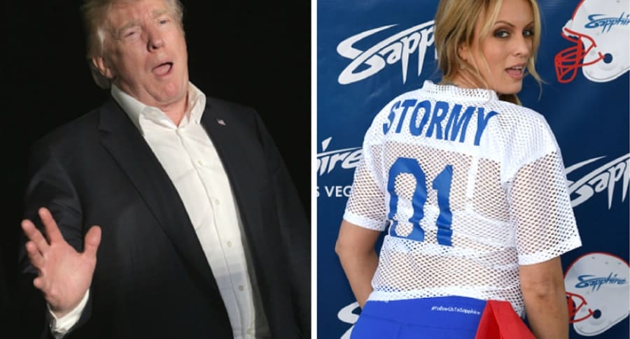 Stormy y Trump