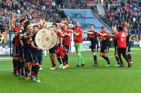 Celebración del Bayern Múnich