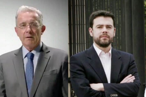 Álvaro Uribe, Carlos Fernando y Juan Manuel Galán