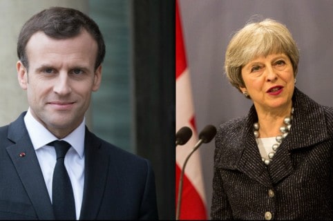 Macron y May
