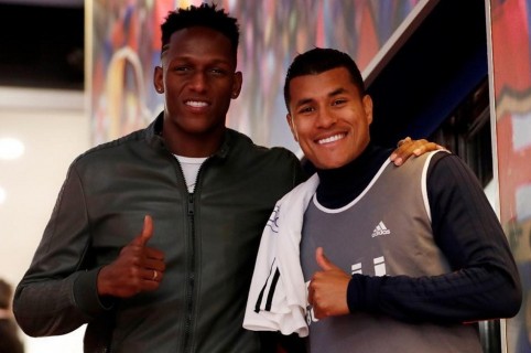 Yerry Mina y Jeison Murillo