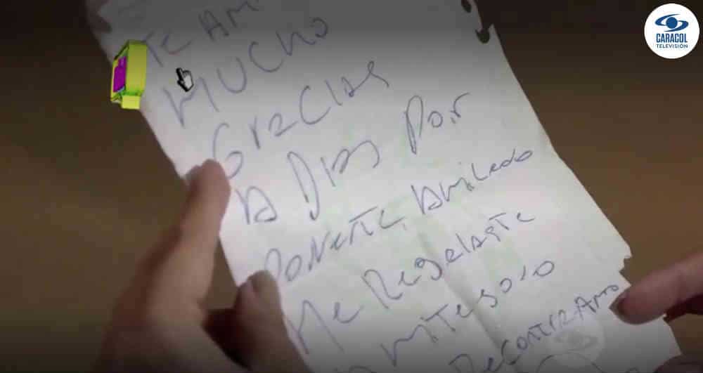 Carta de Martín Elías