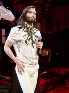 'Conchita Wurst', 'la cantante barbuda'.